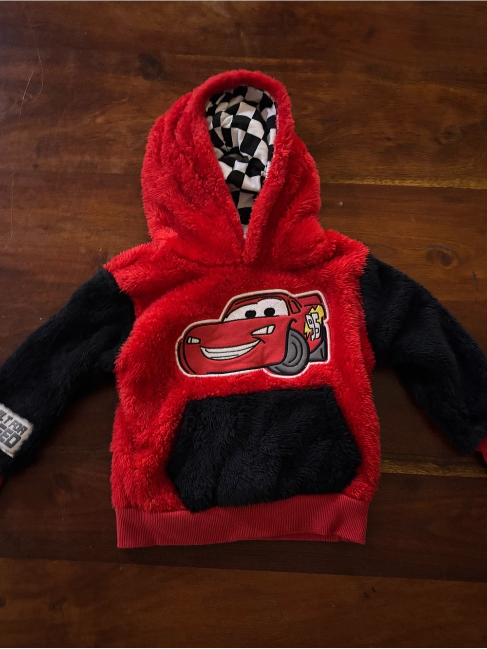 Disney Lightning McQueen Plush Pullover Hoodie